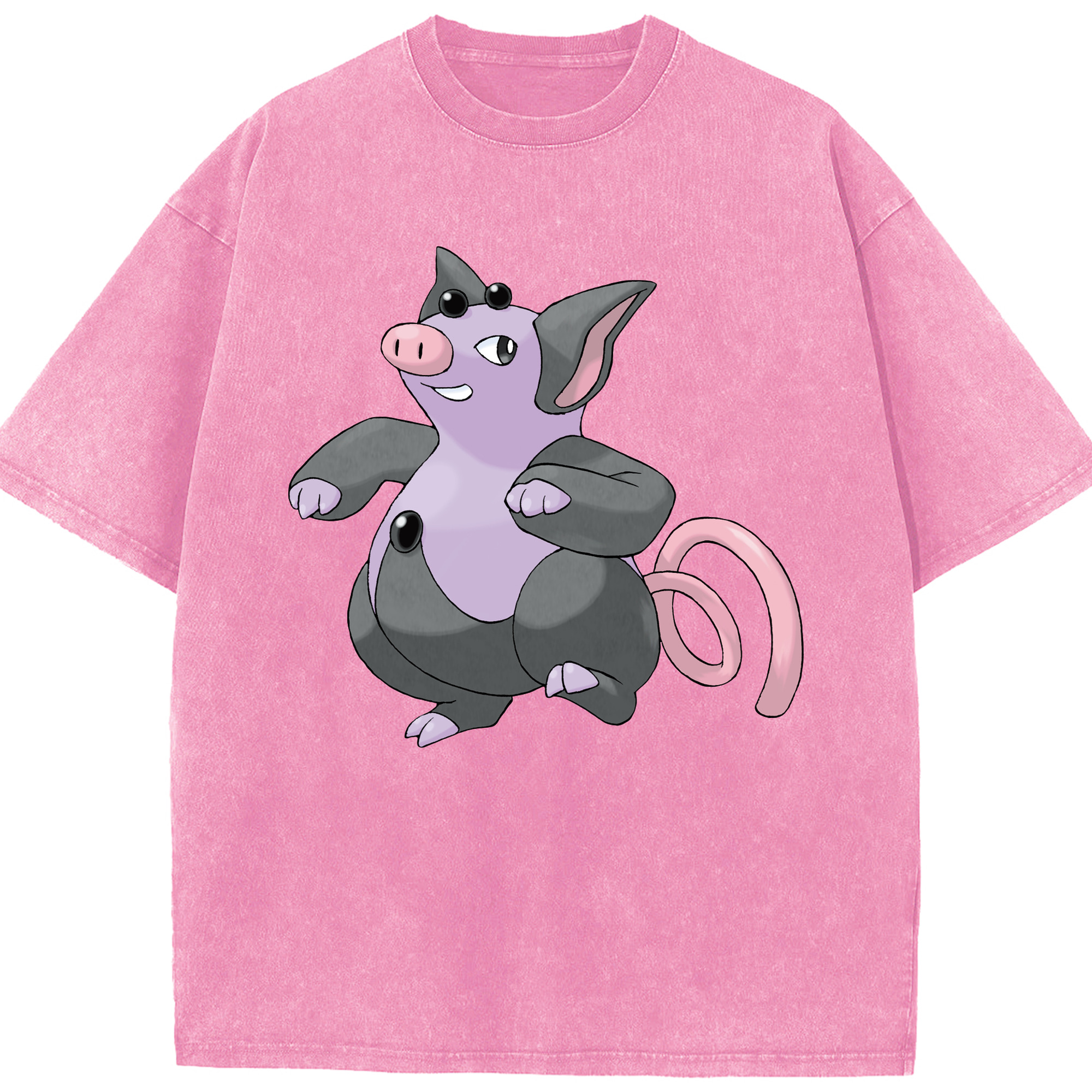 （画像用） ポケットモンスター Pokémon 綿100% ヴィンテージ風 半袖Tシャツ（フロントプリント）